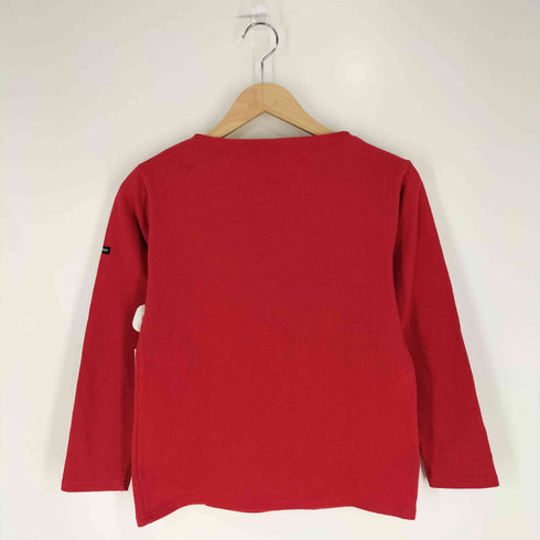 セントジェームス SAINT JAMES フランス製 無地 バスクシャツ ボートネックTシャツ レディース XXS