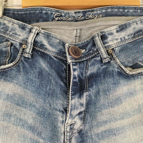 ゴスタールジフーガ GOSTAR DE FUGA ブリーチスキニーデニムパンツ メンズ 46