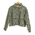 ザラ ZARA チェック ツイードシャツ ジャケット レディース import:M