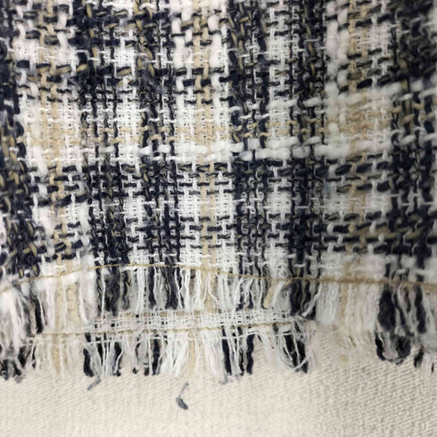 ザラ ZARA チェック ツイードシャツ ジャケット レディース import:M