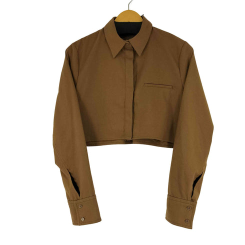 ザラ ZARA クロップドシャツ レディース M
