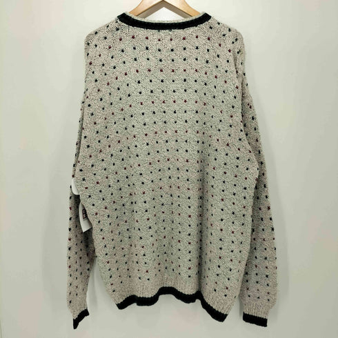 HAMPTON BAY 90S USA製 ドット プルオーバーニット メンズ XLARGE