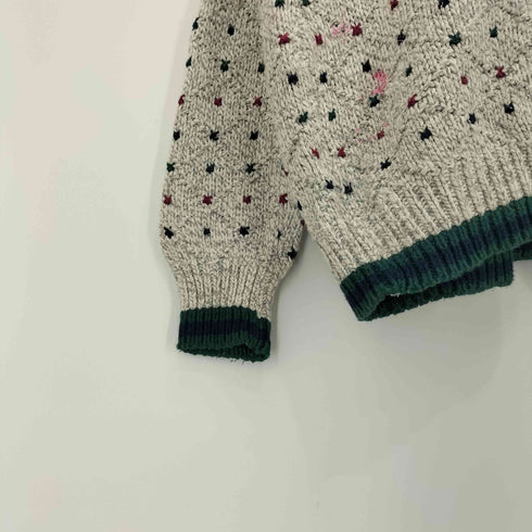 HAMPTON BAY 90S USA製 ドット プルオーバーニット メンズ XLARGE