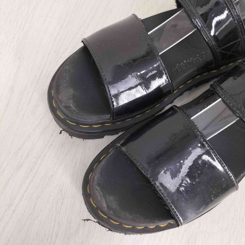 ドクターマーチン Dr.Martens VOSS STRAP SANDAL エナメル レザーサンダル レディース US:7