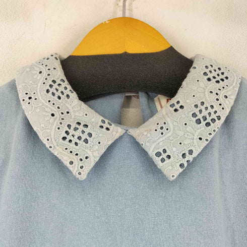 ポピートーキョー poppy tokyo コットンレースドッキングTシャツ レディース S