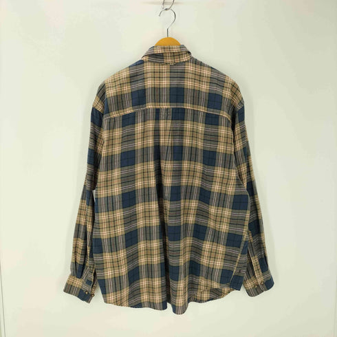 エディーバウアー Eddie Bauer 90S 白タグ チェックネルシャツ メンズ JPN:L