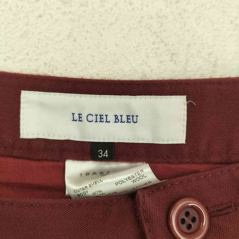 ルシェルブルー LE CIEL BLEU クローズフレアロングスカート レディース 34
