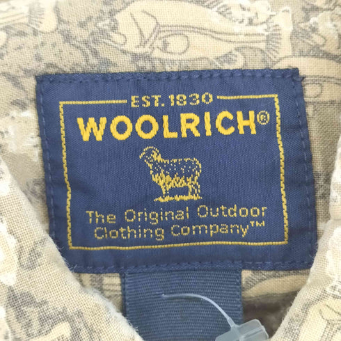 ウールリッチ WOOLRICH 総柄 S/S BDシャツ メンズ