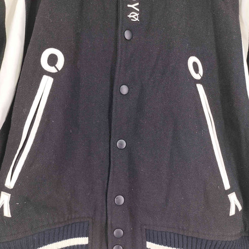 オーワイ OY メタルロゴ スタジャン バーシティジャケット メンズ