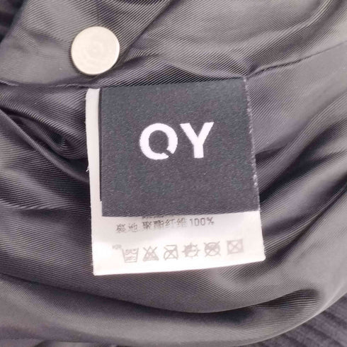オーワイ OY メタルロゴ スタジャン バーシティジャケット メンズ