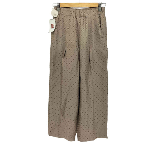 スタイリングケイシラハタ styling/ kei shirahata 総柄 タック イージーパンツ レディース JPN:0