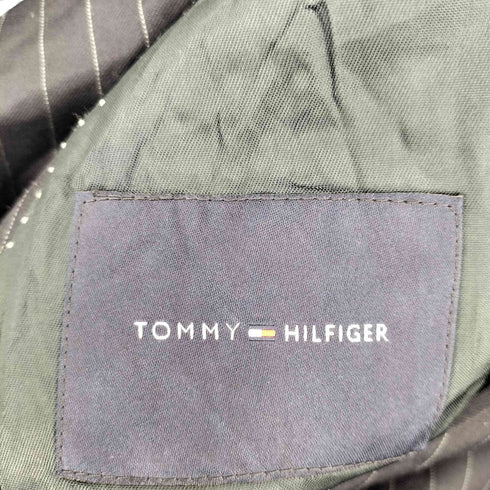 トミーヒルフィガー TOMMY HILFIGER メキシコ製 シングル 2B ピークドラペル テーラードジャケット メンズ