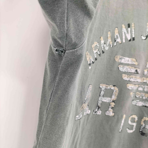 エンポリオアルマーニ EMPORIO ARMANI Vネック フロントプリント S/S Tシャツ メンズ import:M
