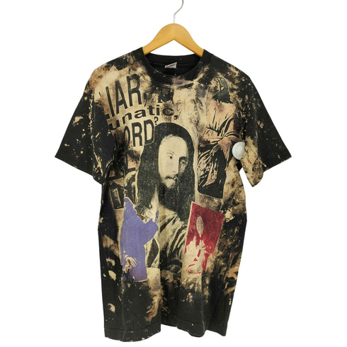 フルーツオブザルーム FRUIT OF THE LOOM 90s USA製 袖裾シングル MOSQUITOHEAD ジーザス クルーネックTシャツ メンズ JPN:L