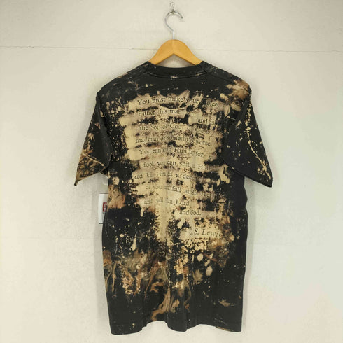 フルーツオブザルーム FRUIT OF THE LOOM 90s USA製 袖裾シングル MOSQUITOHEAD ジーザス クルーネックTシャツ メンズ JPN:L