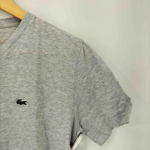 ラコステ LACOSTE ロゴ刺繍 Vネック S/S Tシャツ メンズ JPN:2