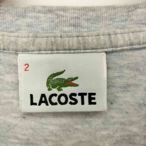 ラコステ LACOSTE ロゴ刺繍 Vネック S/S Tシャツ メンズ JPN:2
