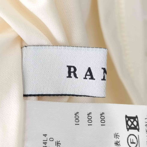 ランダ RANDA 24SS プリーツフリル2WAYシフォンワンピース レディース JPN:0