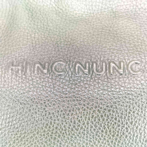 HINC NUNC ONE HANDLE SHOULDER LEATHER TOTE BAG レディース