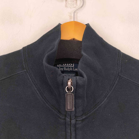 ポロバイラルフローレン Polo by RALPH LAUREN 90S-00S スモールポニー刺繍 ハーフジップスウェット メンズ import:M