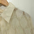 seyto See through jacquard fringe shirt / シースルージャガードフリンジシャツ メンズ JPN:1