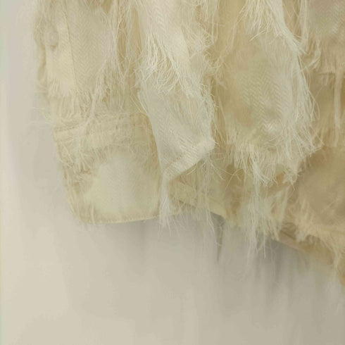 seyto See through jacquard fringe shirt / シースルージャガードフリンジシャツ メンズ JPN:1