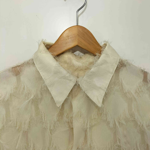 seyto See through jacquard fringe shirt / シースルージャガードフリンジシャツ メンズ JPN:1