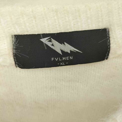 FVLMEN 23AW shaggy crew knit pullover シャギー クルー ニット プルオーバー メンズ JPN:XL