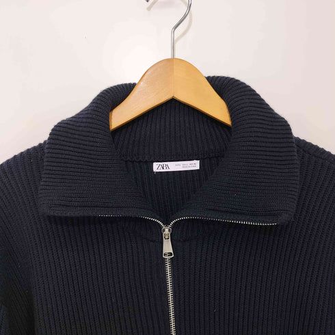ザラ ZARA ジップアップ カーディガン メンズ import:L
