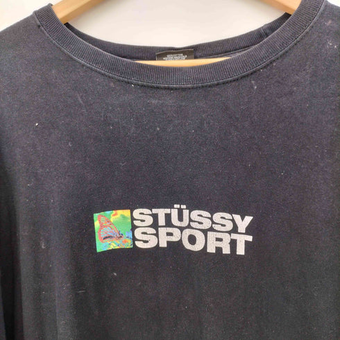 ステューシー Stussy SPORT butterfly Tee バタフライ プリント S/S Tシャツ メンズ import:L