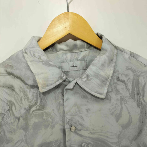 アドラー ADRER マーブル柄 S/S シャツ メンズ JPN:L
