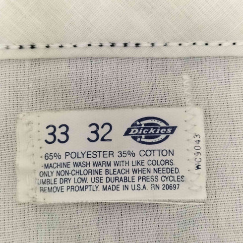 ディッキーズ Dickies 90s USA製 チビタグ 874 ワークパンツ メンズ 33X32