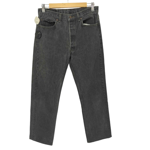 リーバイス Levis 90S USA製 546刻印 先染めブラック 501 デニムパンツ メンズ W34 L64
