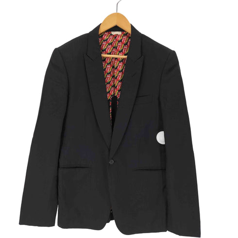 コムデギャルソンオムプリュス COMME des GARCONS HOMME PLUS 06SS AD2005 Rolling Stones Rip & Tongue Jacket メンズ JPN:S