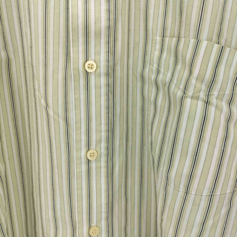 ピューリタン PURITAN 90s ストライプ 半袖 ボタンダウンシャツ メンズ import:XL