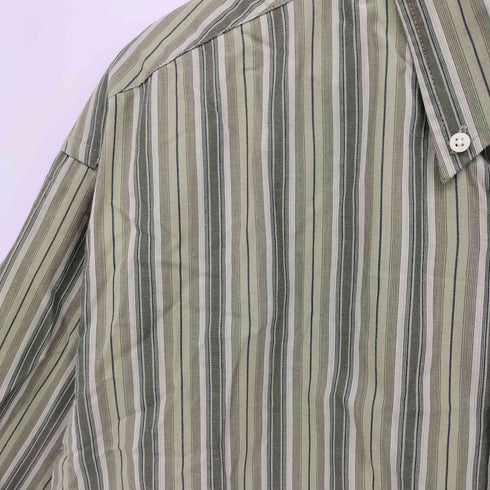 ピューリタン PURITAN 90s ストライプ 半袖 ボタンダウンシャツ メンズ import:XL
