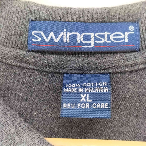 スウィングスター SWINGSTER 90s 企業ロゴ ポロシャツ メンズ import:XL