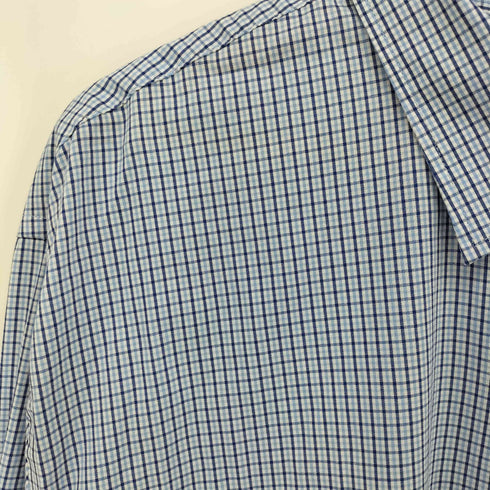 ヴァンヒューゼン VAN HEUSEN 00s ボックス レギュラーカラーチェックシャツ メンズ import:XXL