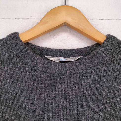 SWANNDRI ワッペンロゴ クルーネック ウールニット メンズ 2XL