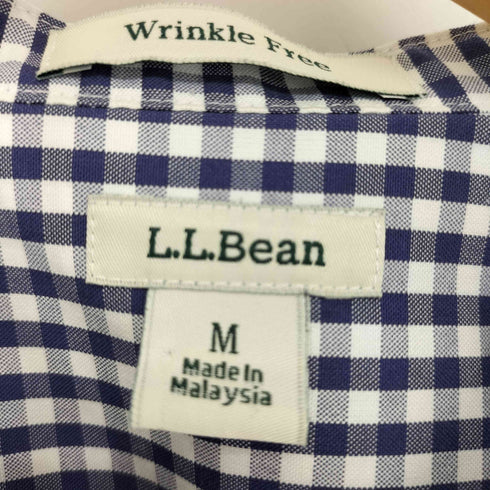 エルエルビーン L.L.Bean Wrinkle Free スキッパー ギンガムチェックシャツ レディース JPN:M