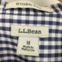 エルエルビーン L.L.Bean Wrinkle Free スキッパー ギンガムチェックシャツ レディース JPN:M