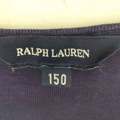 ラルフローレン RALPH LAUREN フロントプリント S/S Tシャツ レディース 150