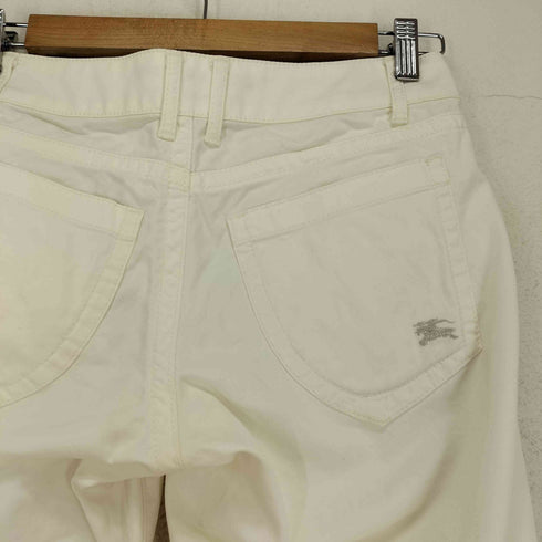 バーバリーブルーレーベル BURBERRY BLUE LABEL ストレッチスリム クロップドパンツ レディース 36