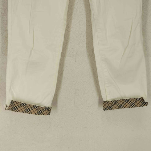 バーバリーブルーレーベル BURBERRY BLUE LABEL ストレッチスリム クロップドパンツ レディース 36