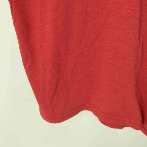 homage S/S USA製 フロントデザインプリントクルーネックTシャツ レディース import:M