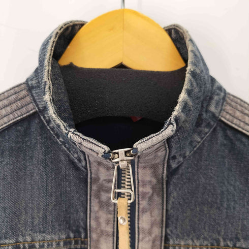 XSTORE デザインジップデニムジャケット レディース