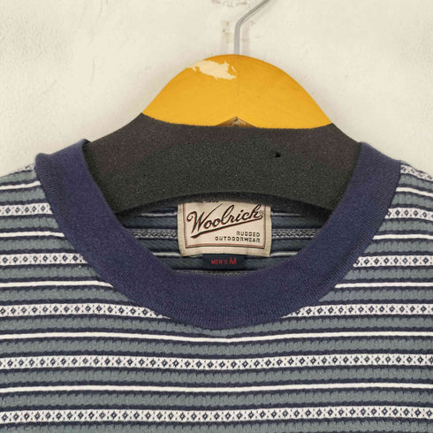 ウールリッチ WOOLRICH 90S ボーダー S/S Tシャツ メンズ import:M