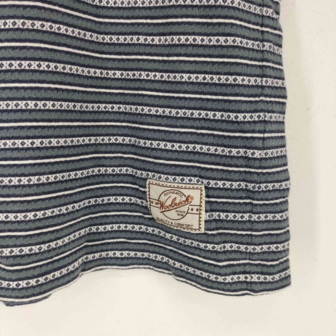 ウールリッチ WOOLRICH 90S ボーダー S/S Tシャツ メンズ import:M