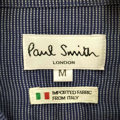 ポールスミス Paul Smith 日本製 レギュラーカラー コットン L/S シャツ メンズ import:M