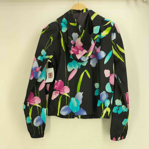 レオナールスポーツ LEONARD SPORT 花柄 ポリ クロップド フーデットジャケット レディース JPN:38